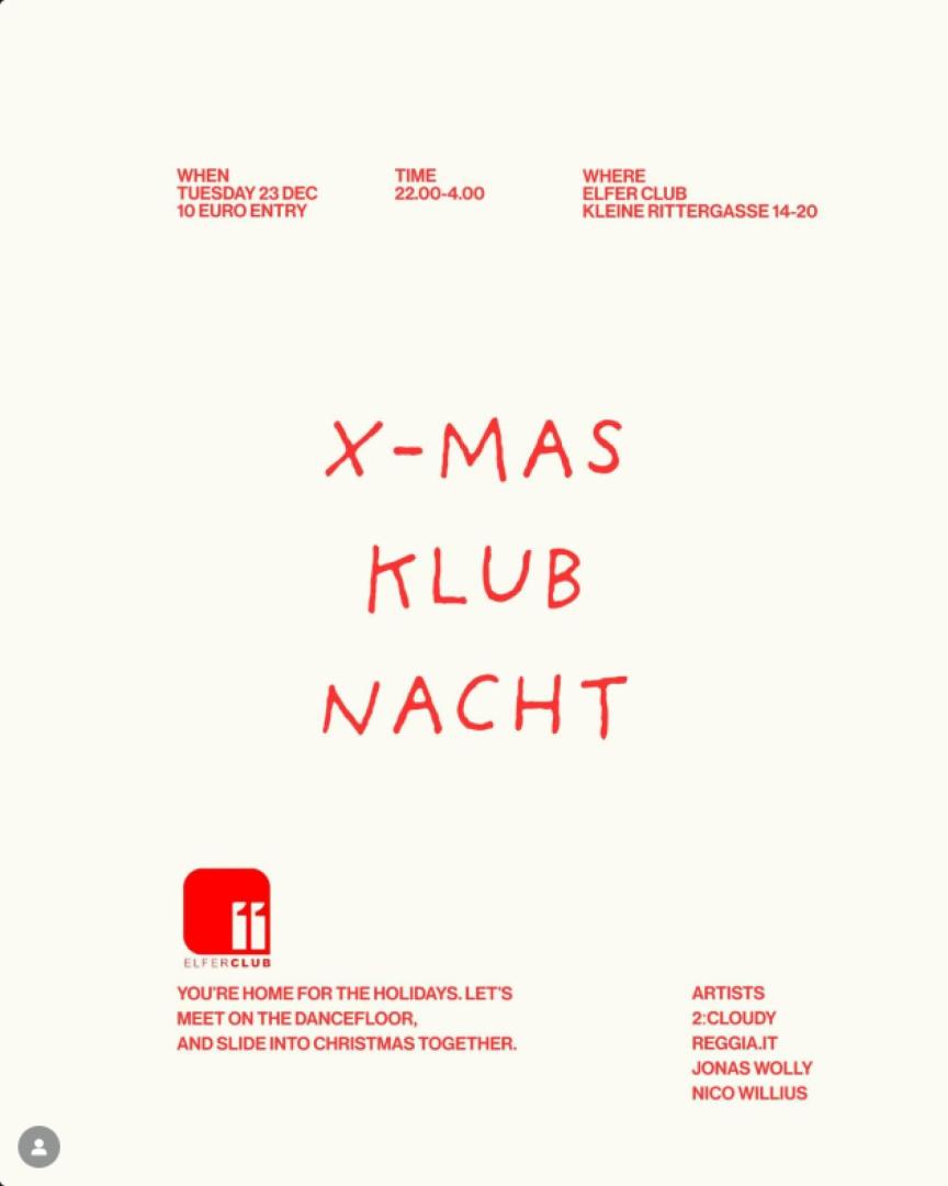 Deuxcadance X-MAS KLUBNACHT