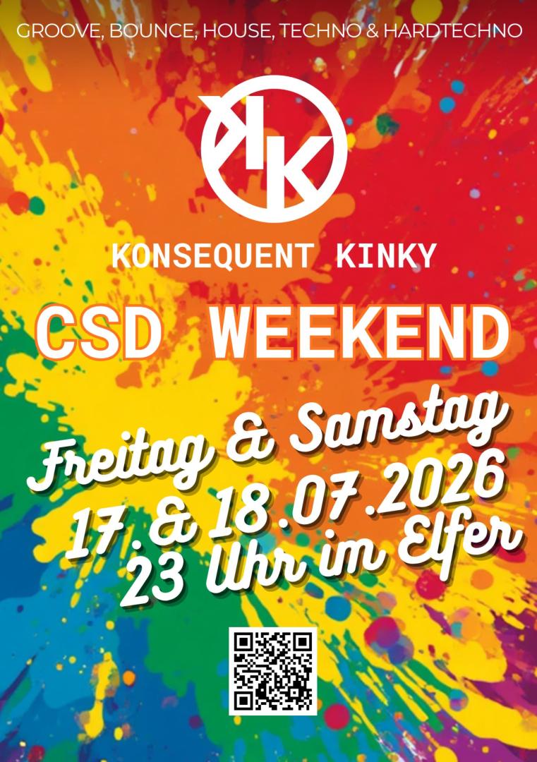 Konsequent Kinky CSD WEEKEND - Freitag