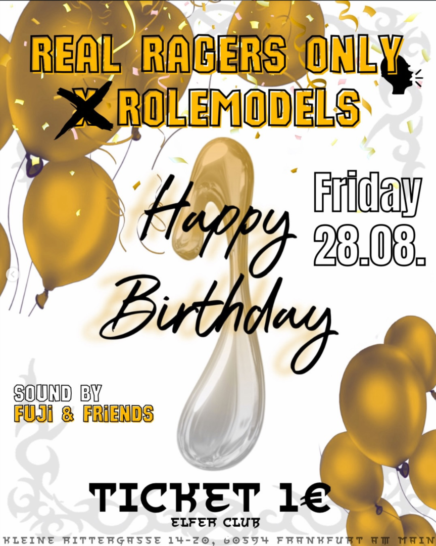 Real Ragers x Rolemodels 1 YEAR ANNIVERSARY