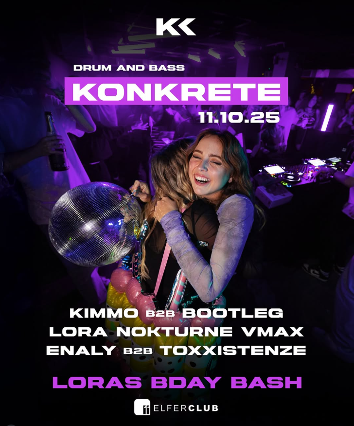 KONKRETE - LORAS B-DAY BASH!